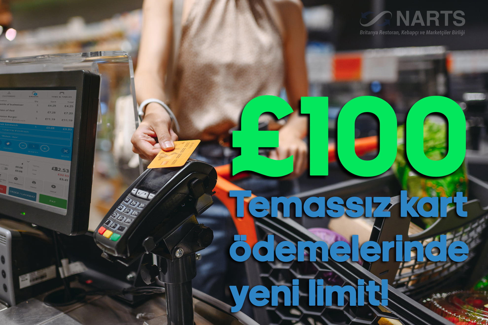 Temassız kart odemelerınde yeni limit £100