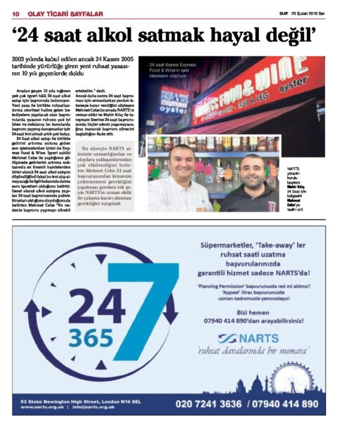 24 saat alkol satmak hayal değil